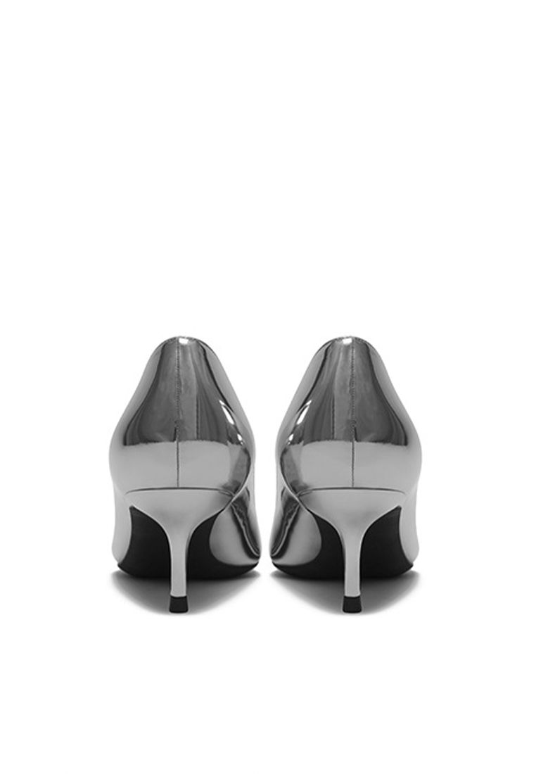 Thumbnail: 5CM Patent Pointed Mid Heel Shoes HZL150