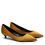 縮圖：3CM Silk Fabrics Pointed Kitten Heel Pumps HZL133