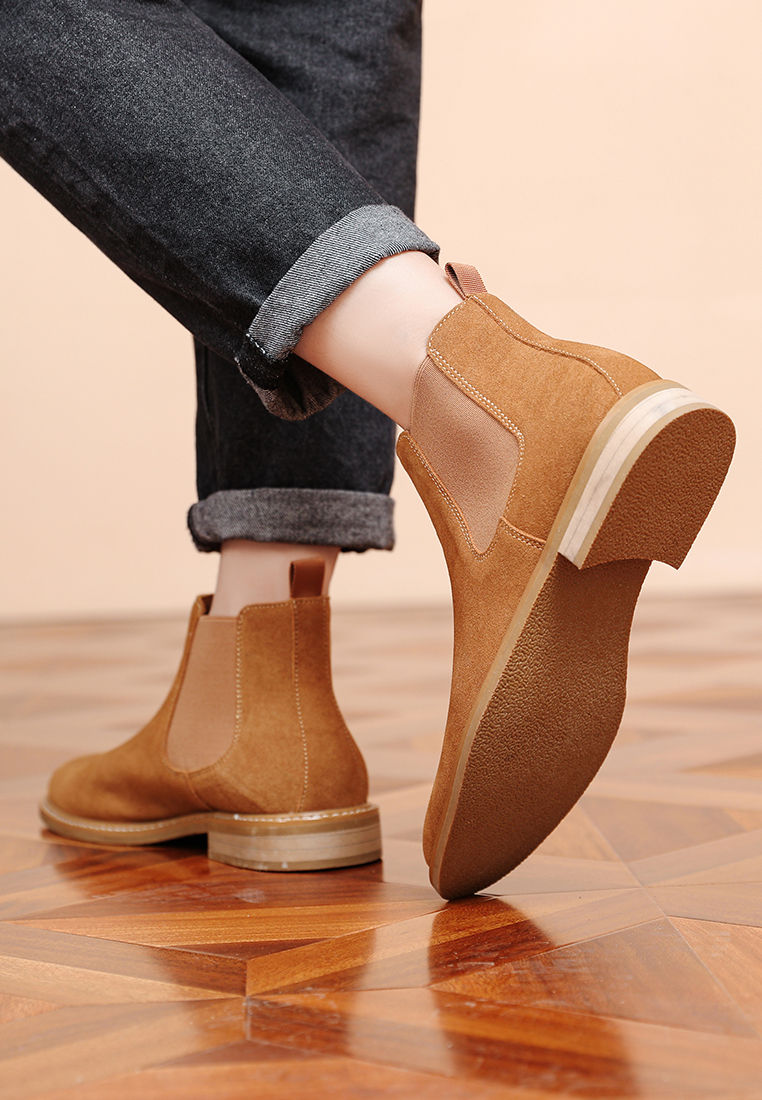 Thumbnail: Cow Suede Chelsea Boot MK6001-2