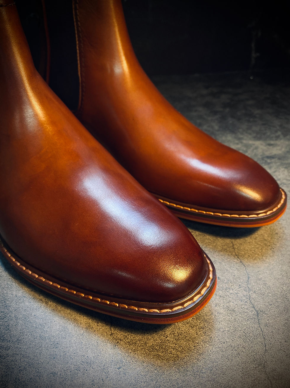 Thumbnail: Henessy Leather Chelsea Boot 867805H