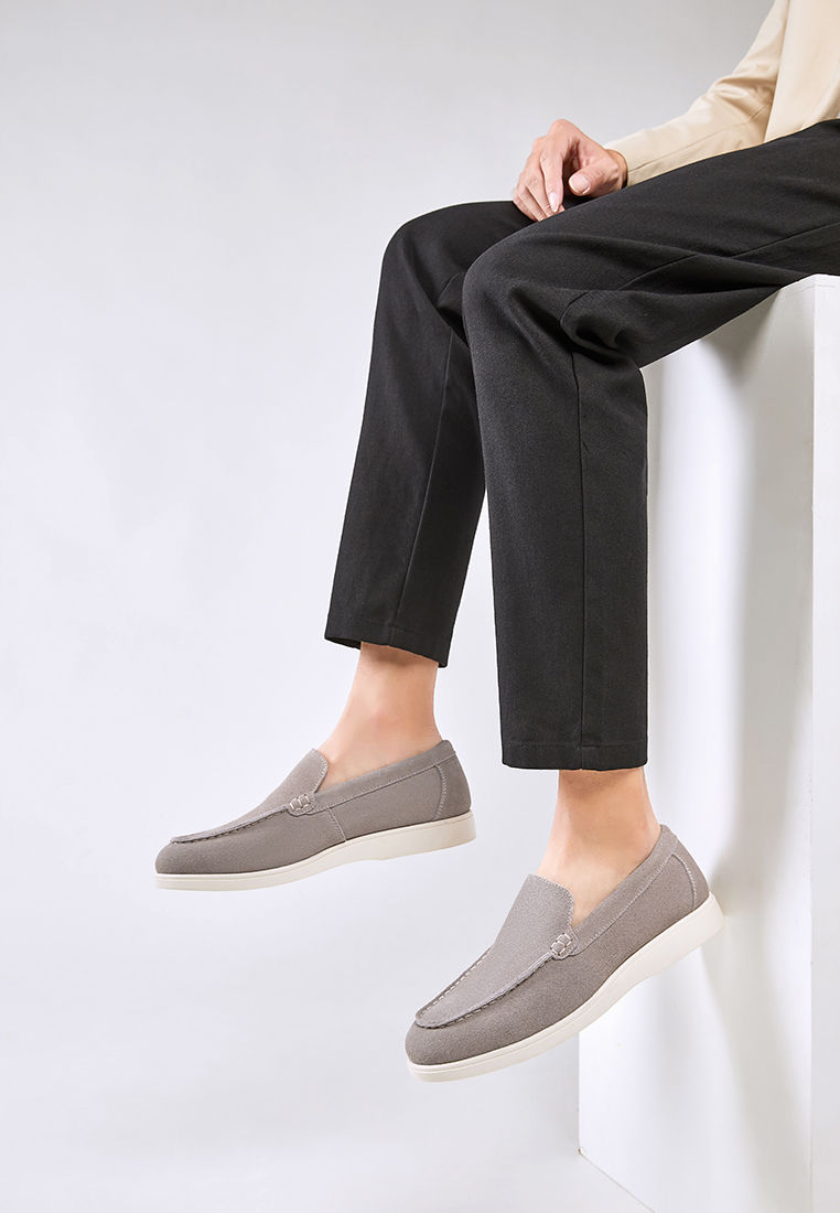 Thumbnail: Cow Suede Loafers KB8848-1