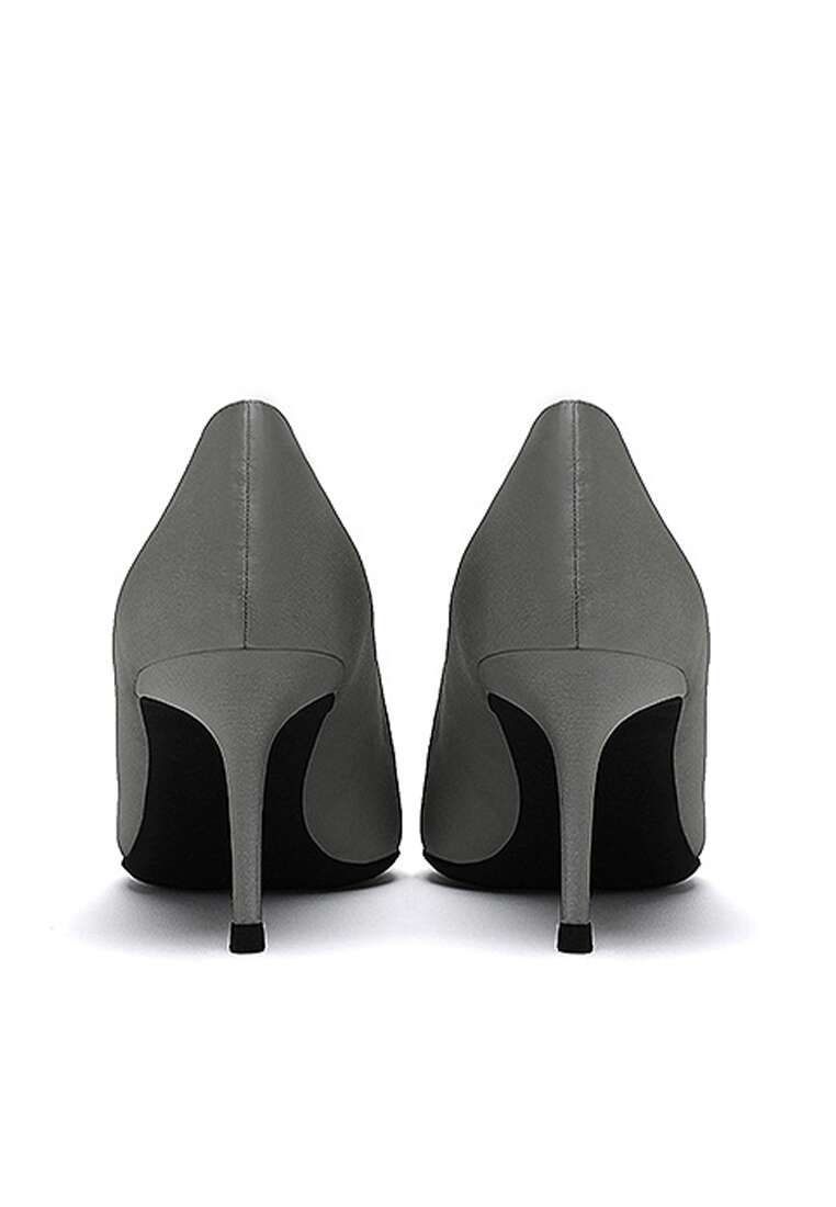 Thumbnail: 6CM Silk Fabrics Pointed High Heel Shoes HZL163