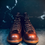 Thumbnail: Vintage Oil Wax Cowhide Martin Boots GZ26798