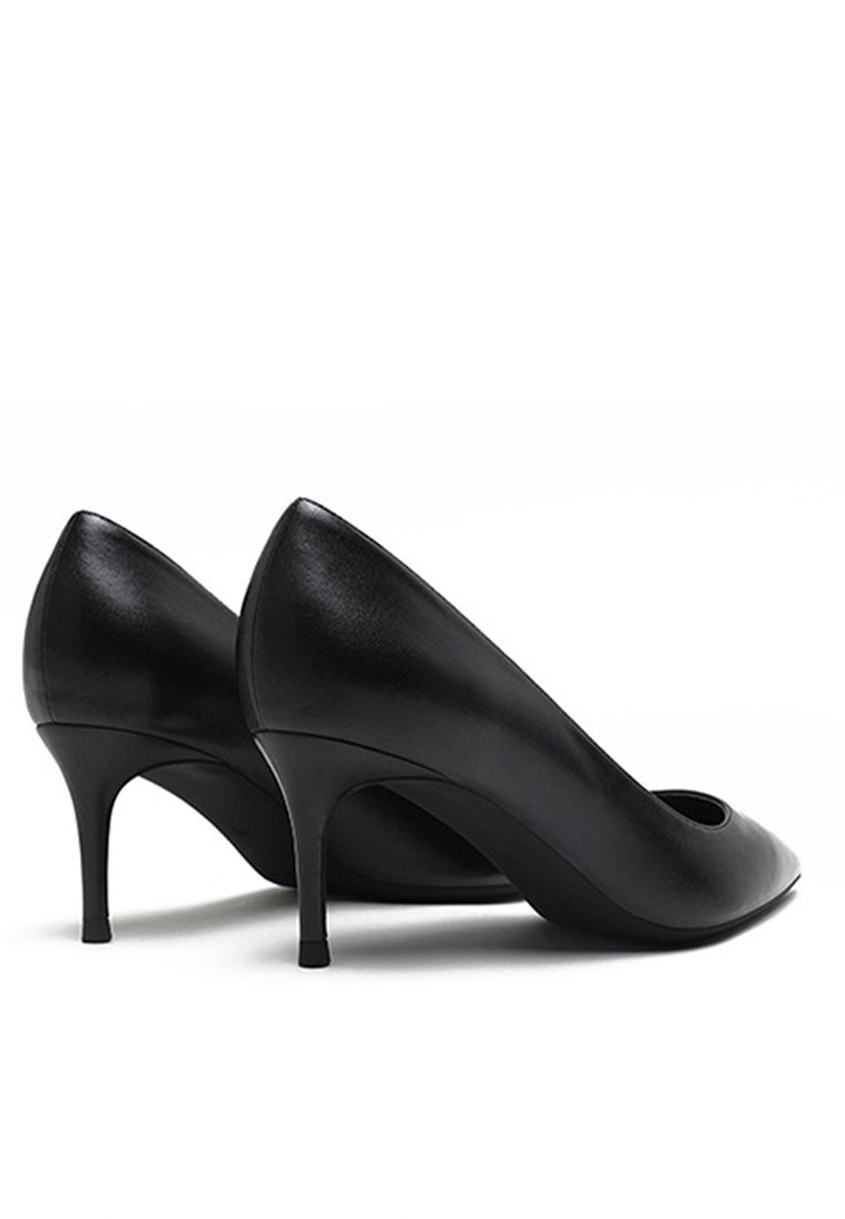 Thumbnail: 6CM Uniform Pointed High Heel Shoes HZL161