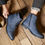 縮圖：Vintage Faux Leather Martin Boots KB2208W