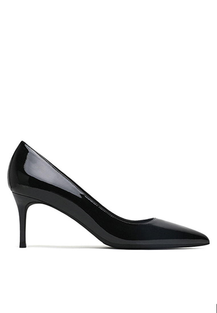 6CM Faux Patent Pointed High Heel Shoes HZL160