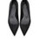 縮圖：3CM Silk Fabrics Pointed Kitten Heel Pumps HZL133