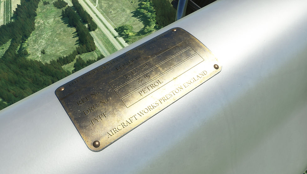 Engine Plaque