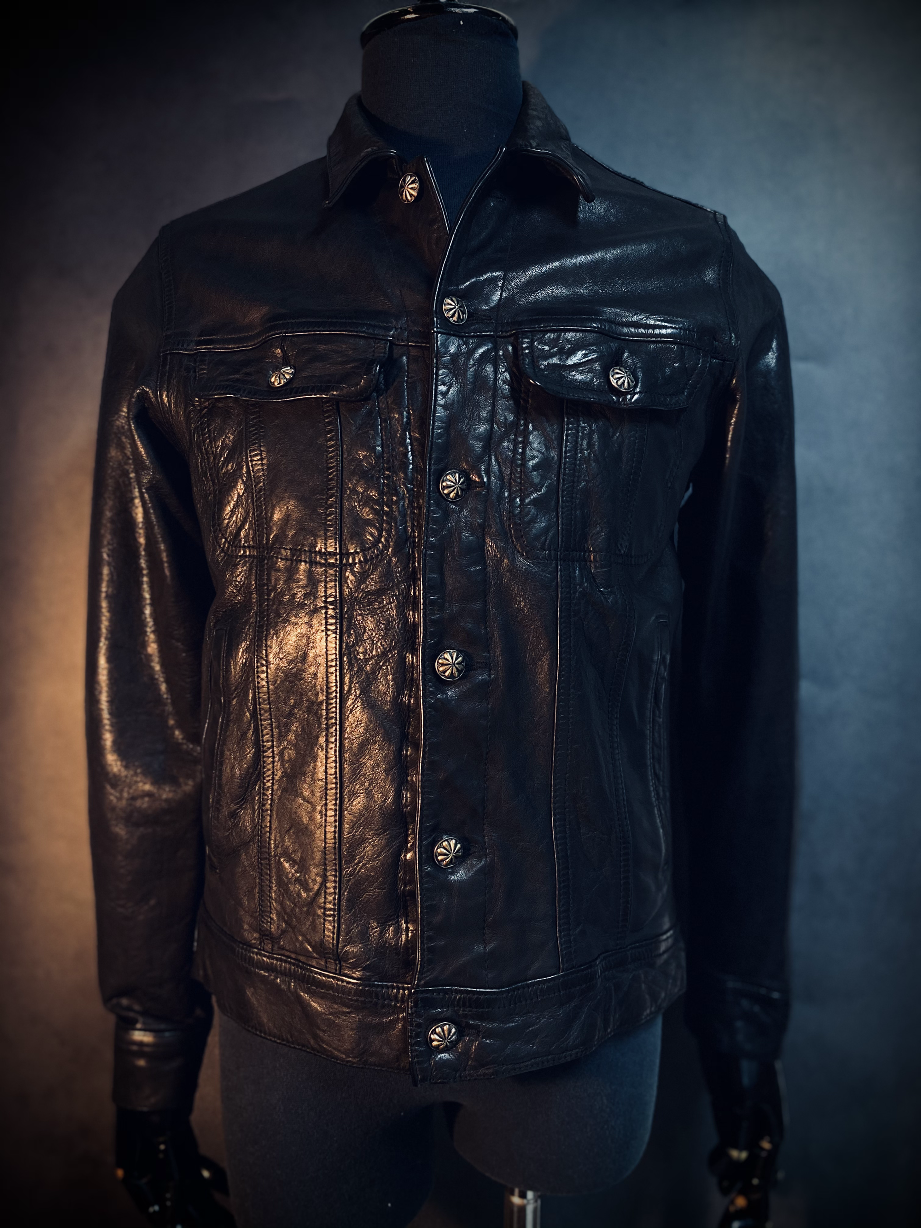Vintage Racer Leather Jacket M16