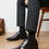 縮圖：Glossy Leather Cap Toe Oxford Shoes KB22KB05-2