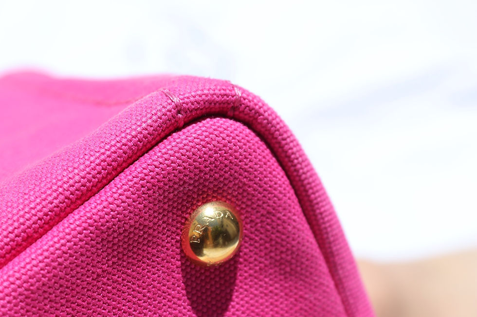 Prada Fuxia pink Canapa bag