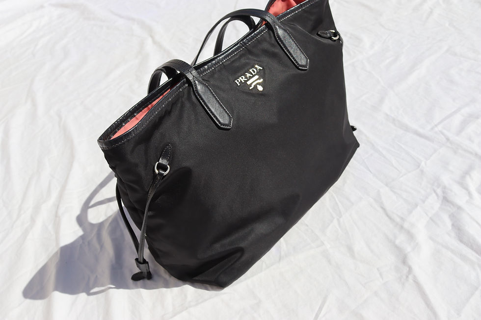 Prada Saffiano Tessuto Tote