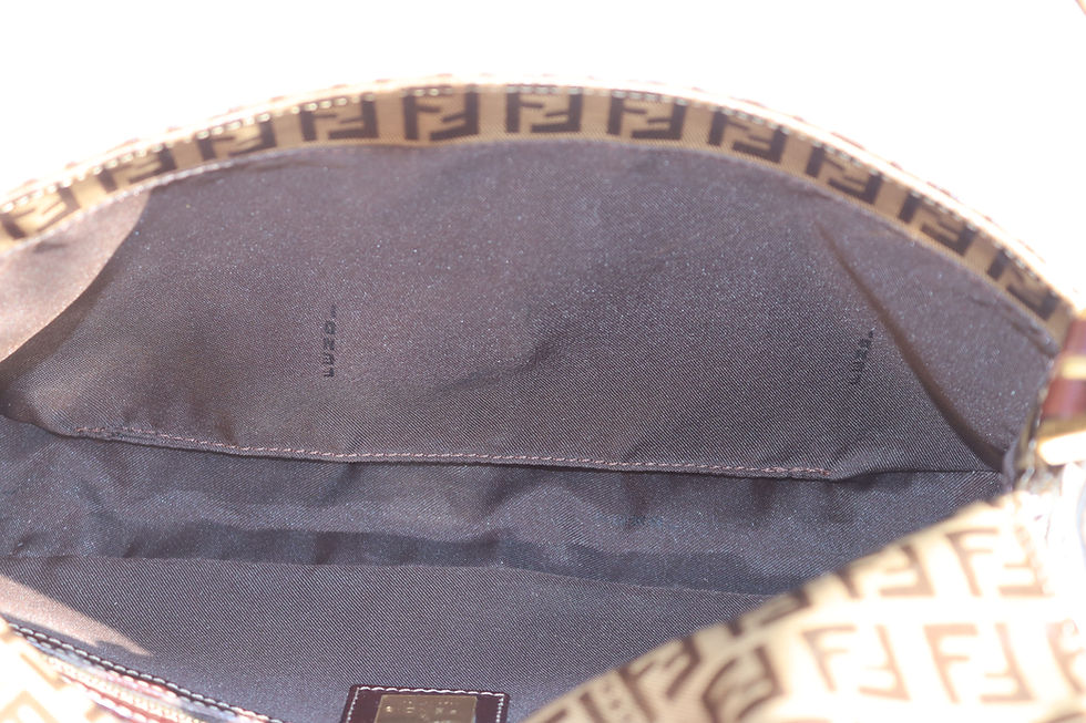 Fendi rare brown baguette bag