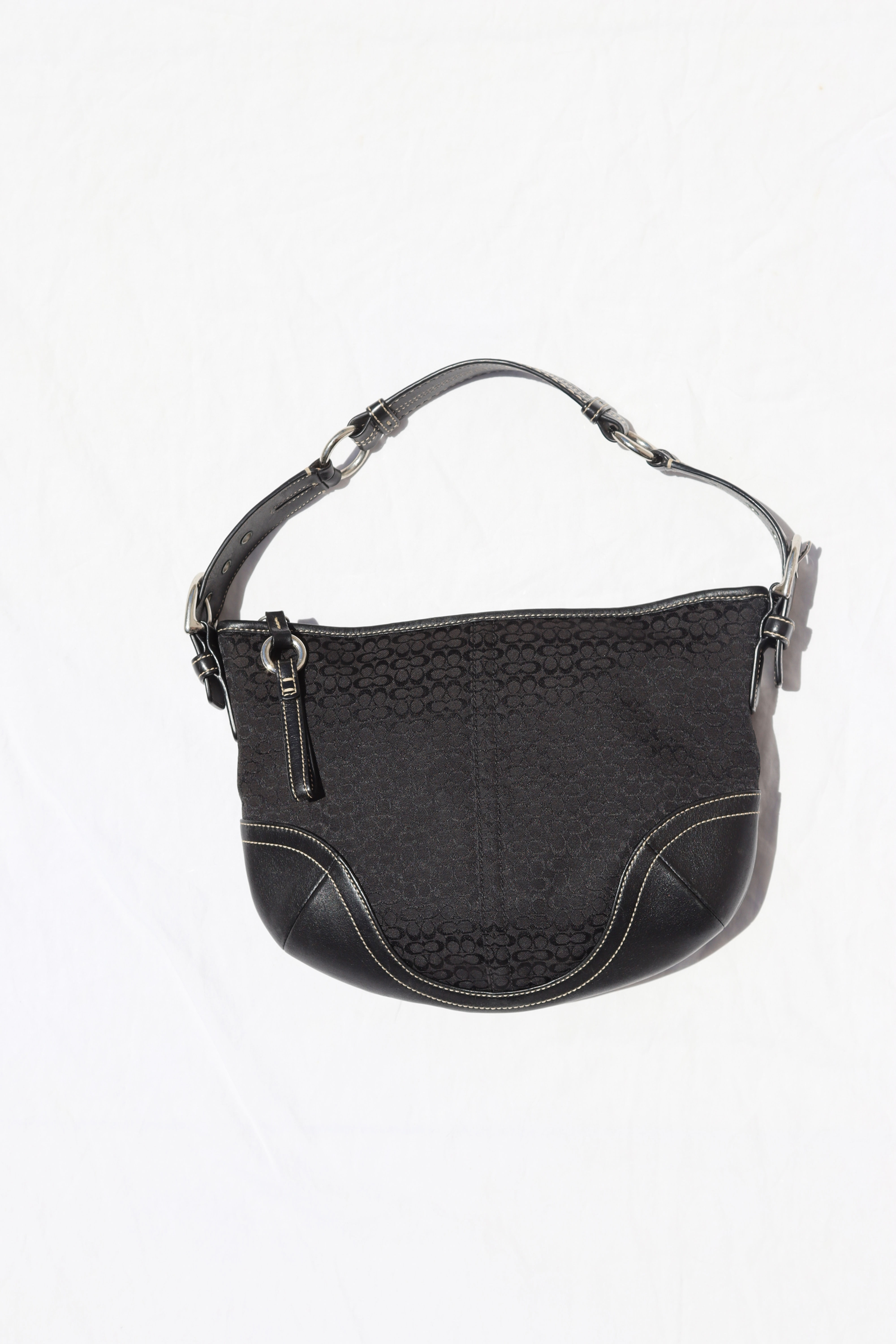 Coach black signiature bag