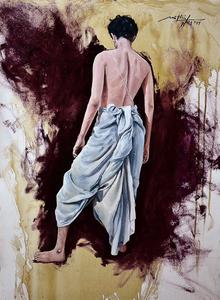 My Figure with dhoti