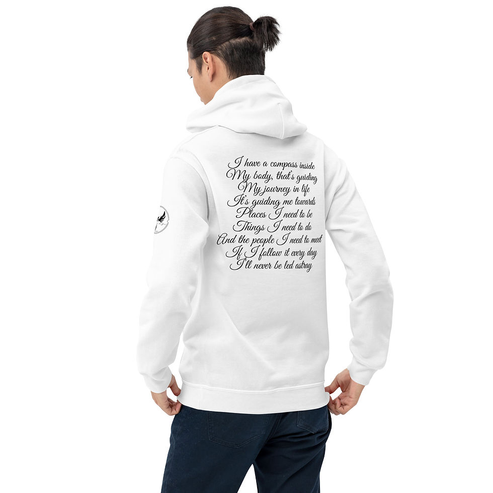 Thumbnail: "Guided From Within" Loose Fit (Black Print)