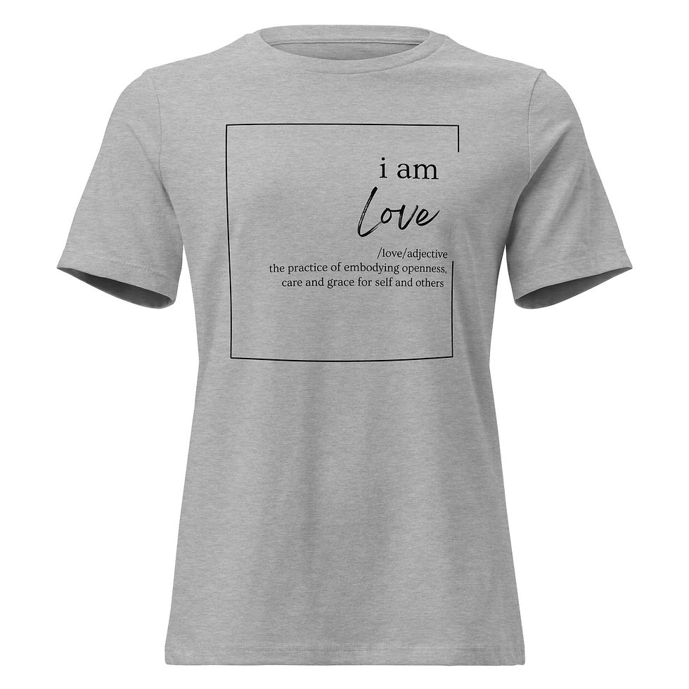 Thumbnail: “I Am Love” (Black Print)