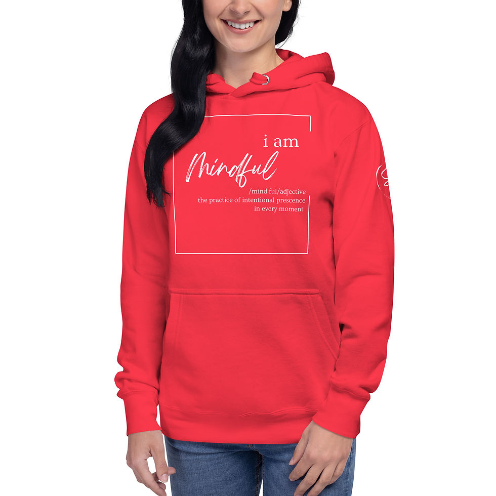 Thumbnail: "I Am Mindful", Slim Fit (White Print)