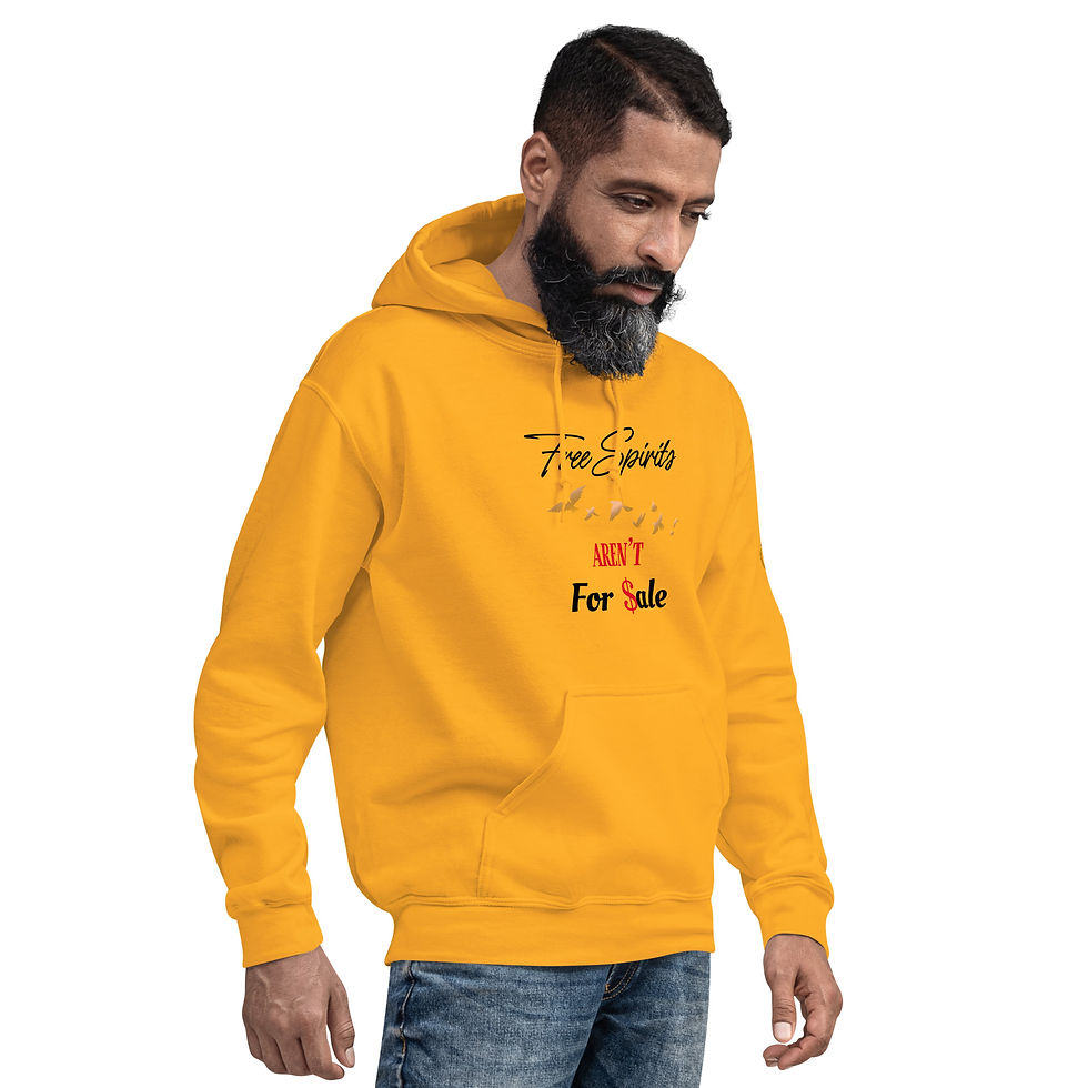 Thumbnail: "Free Spirits Aren't For $ale", Loose Fit (Black Print)