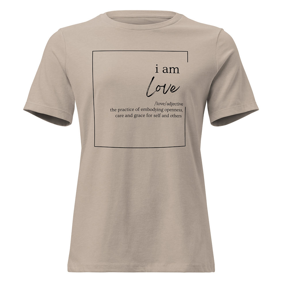 Thumbnail: “I Am Love” (Black Print)