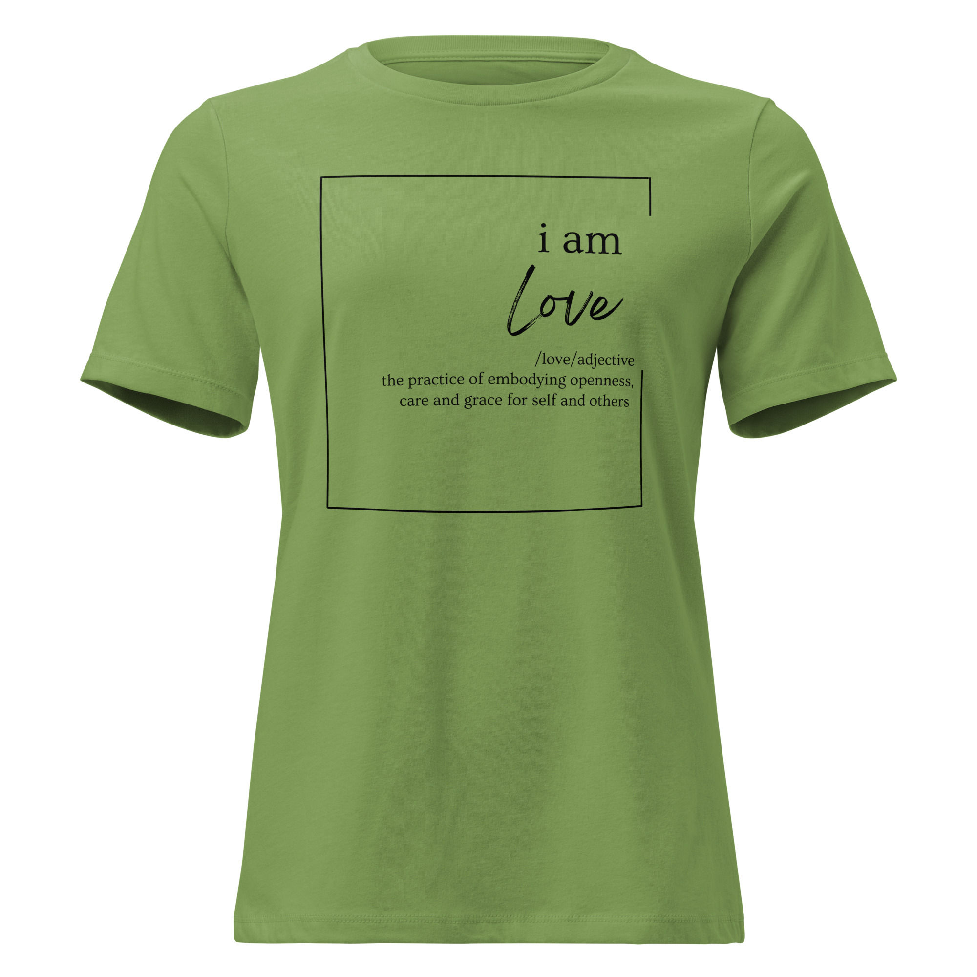 “I Am Love” (Black Print)