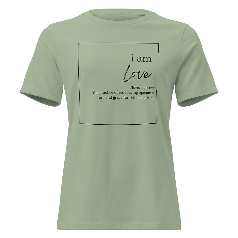 Thumbnail: “I Am Love” (Black Print)