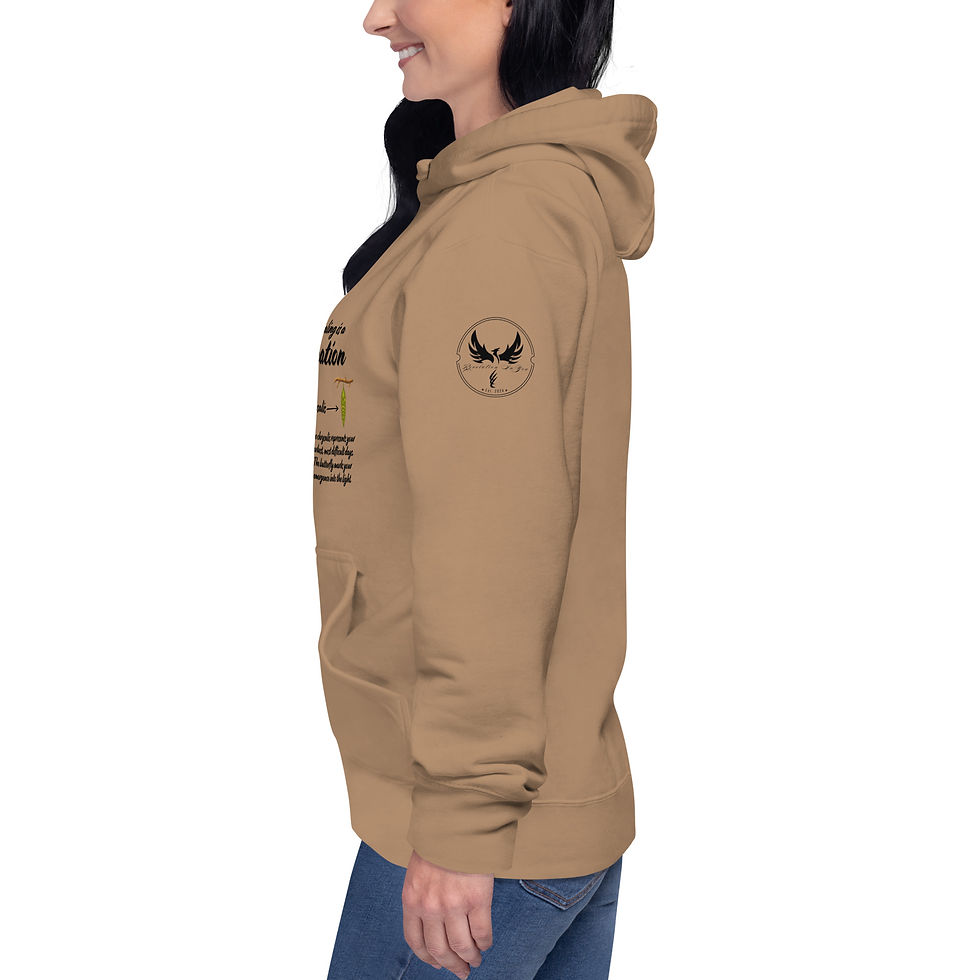 Thumbnail: "Healing is a Transformation Process", Slim Fit (Black Print)