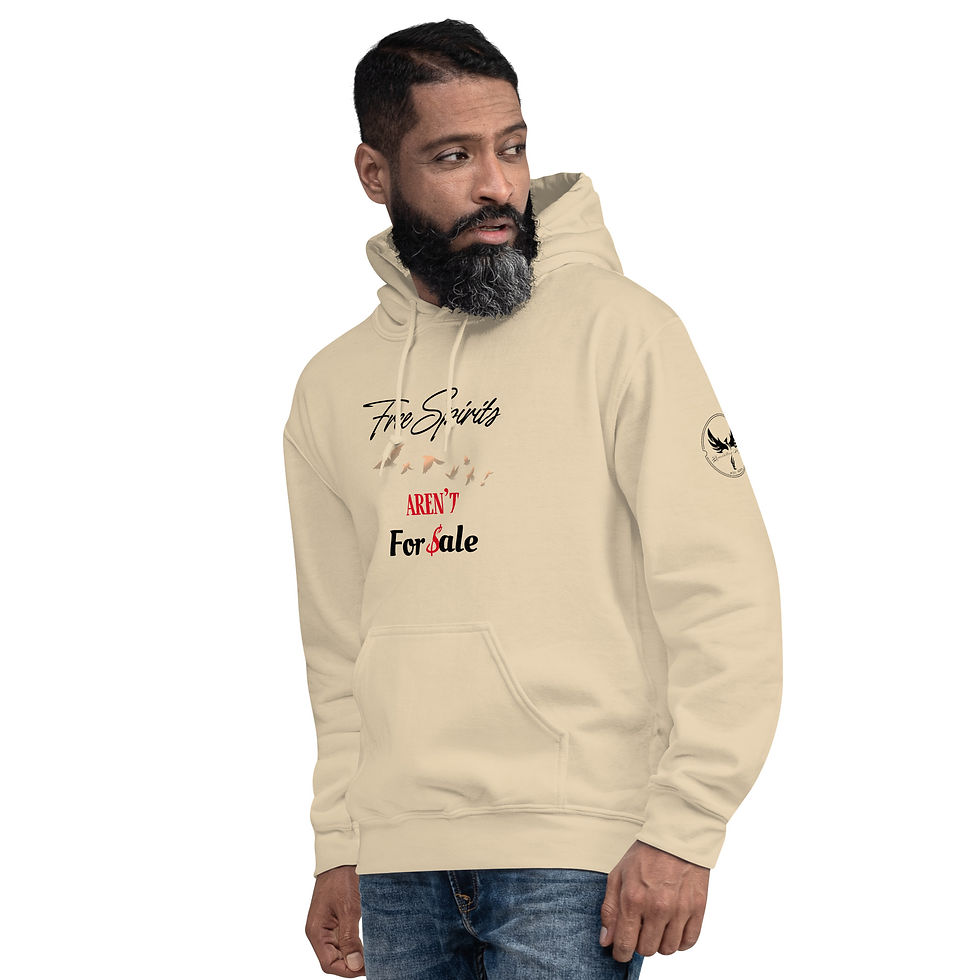 Thumbnail: "Free Spirits Aren't For $ale", Loose Fit (Black Print)