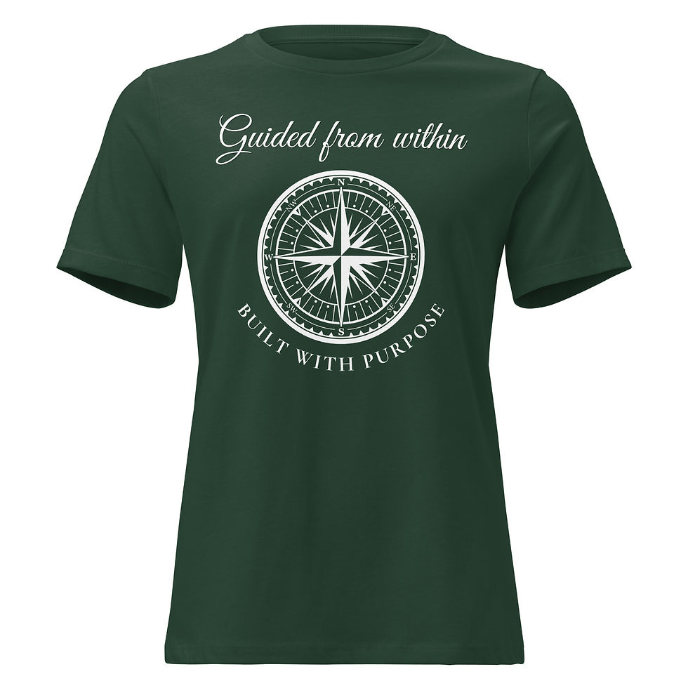 Thumbnail: "Guided From Within" (White Print)