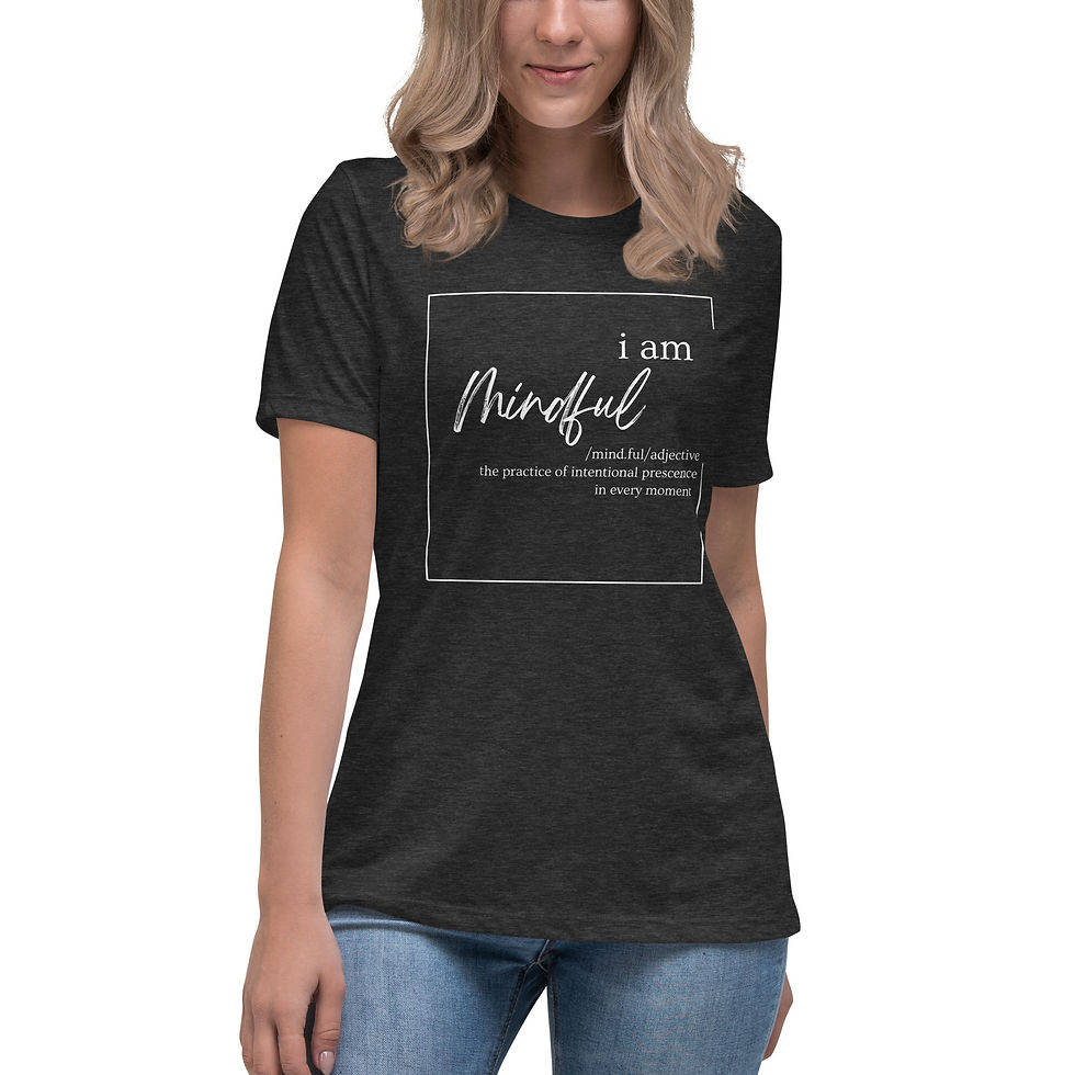 Thumbnail: “I Am Mindful” (White Print)