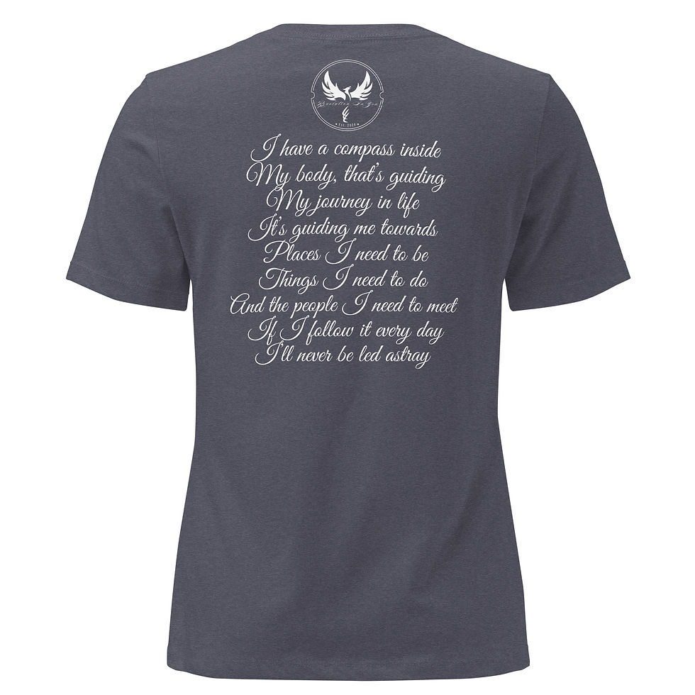 Thumbnail: "Guided From Within" (White Print)