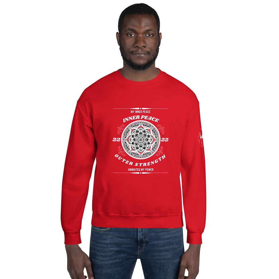 Thumbnail: "Inner Peace, Outer Strength" (White Print)