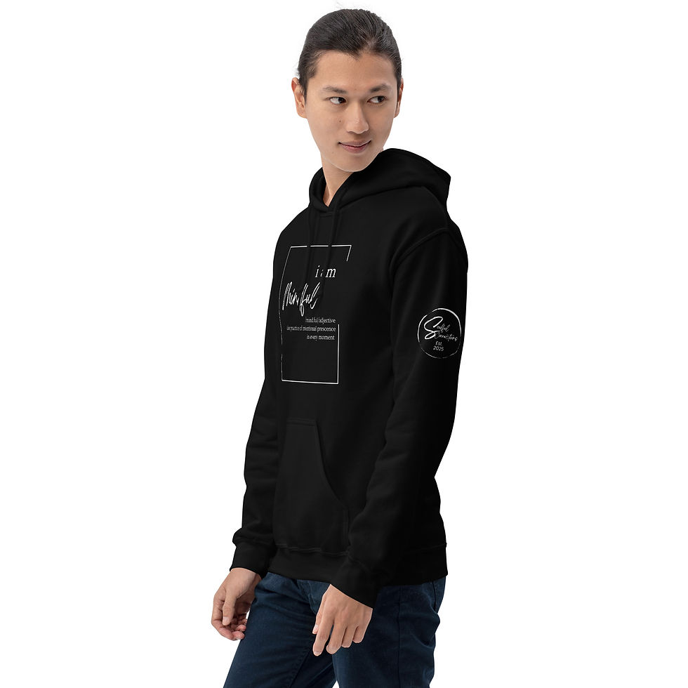 Thumbnail: "I Am Mindful", Loose Fit (White Print)