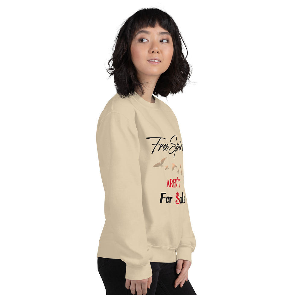 Thumbnail: "Free Spirits Aren't For $ale" (Black Print)