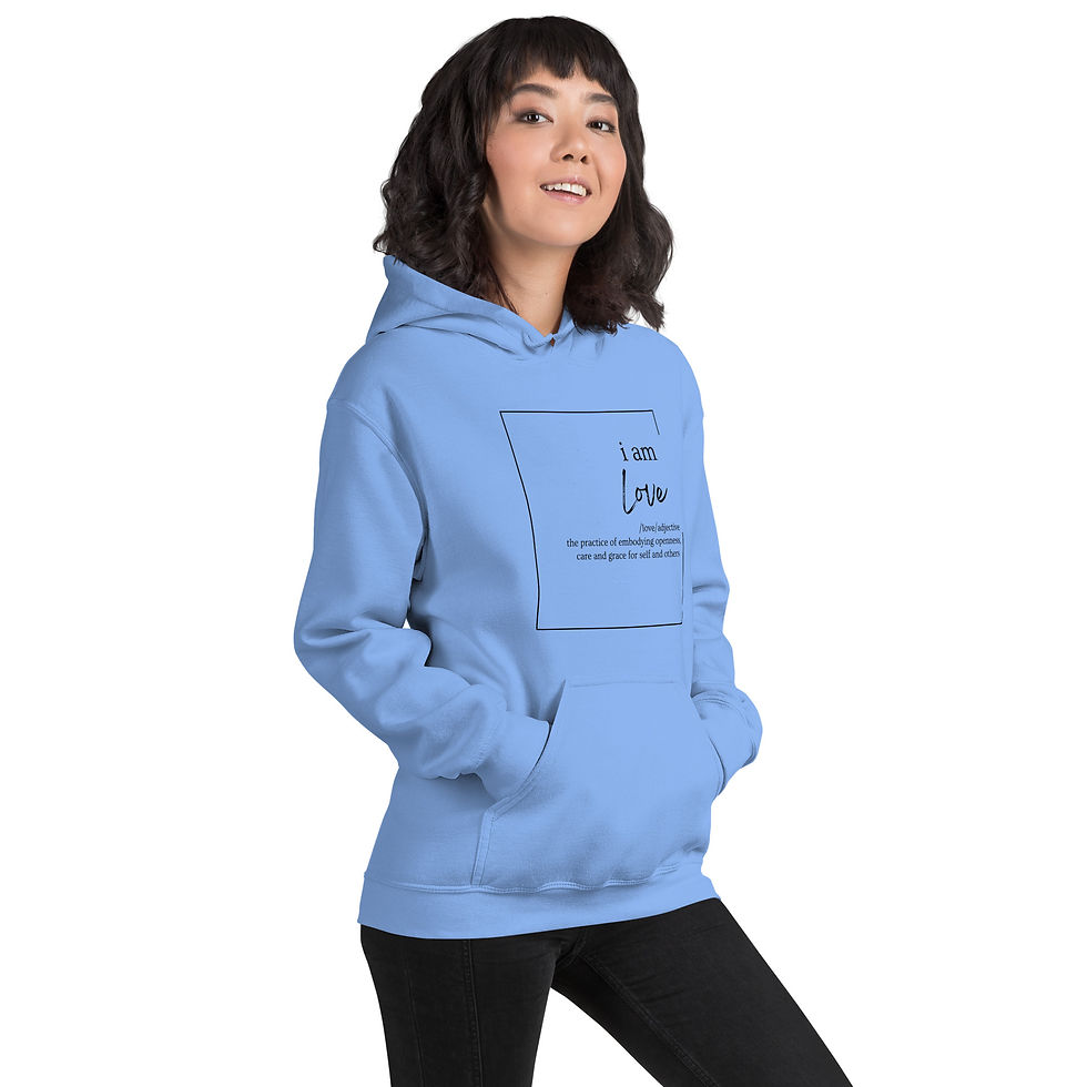 Thumbnail: "I Am Love", Loose Fit (Black Print)