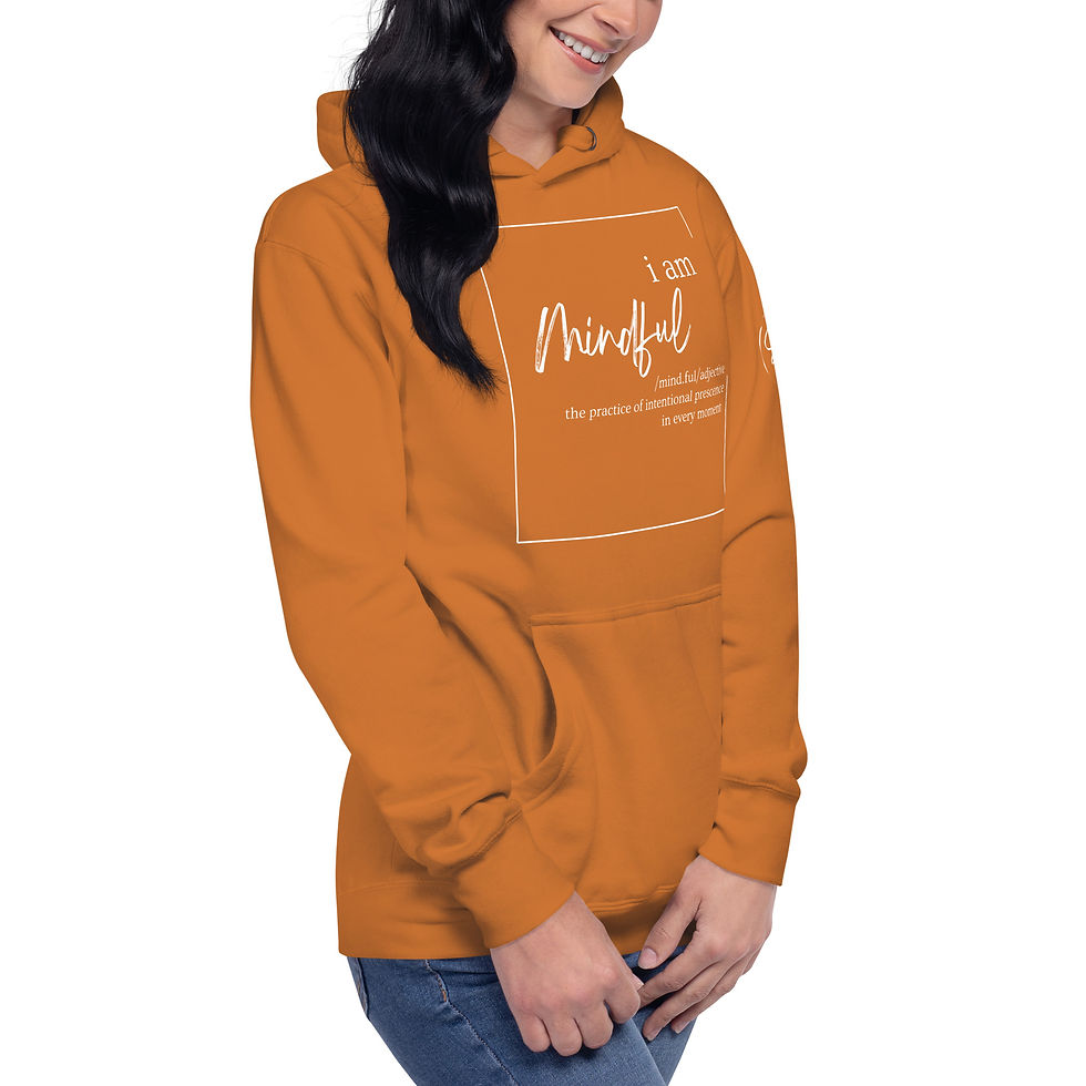 Thumbnail: "I Am Mindful", Slim Fit (White Print)