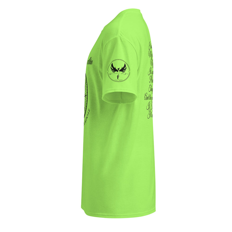 Thumbnail: "Guided From Within" (White Print) DryBlend® T-Shirt 