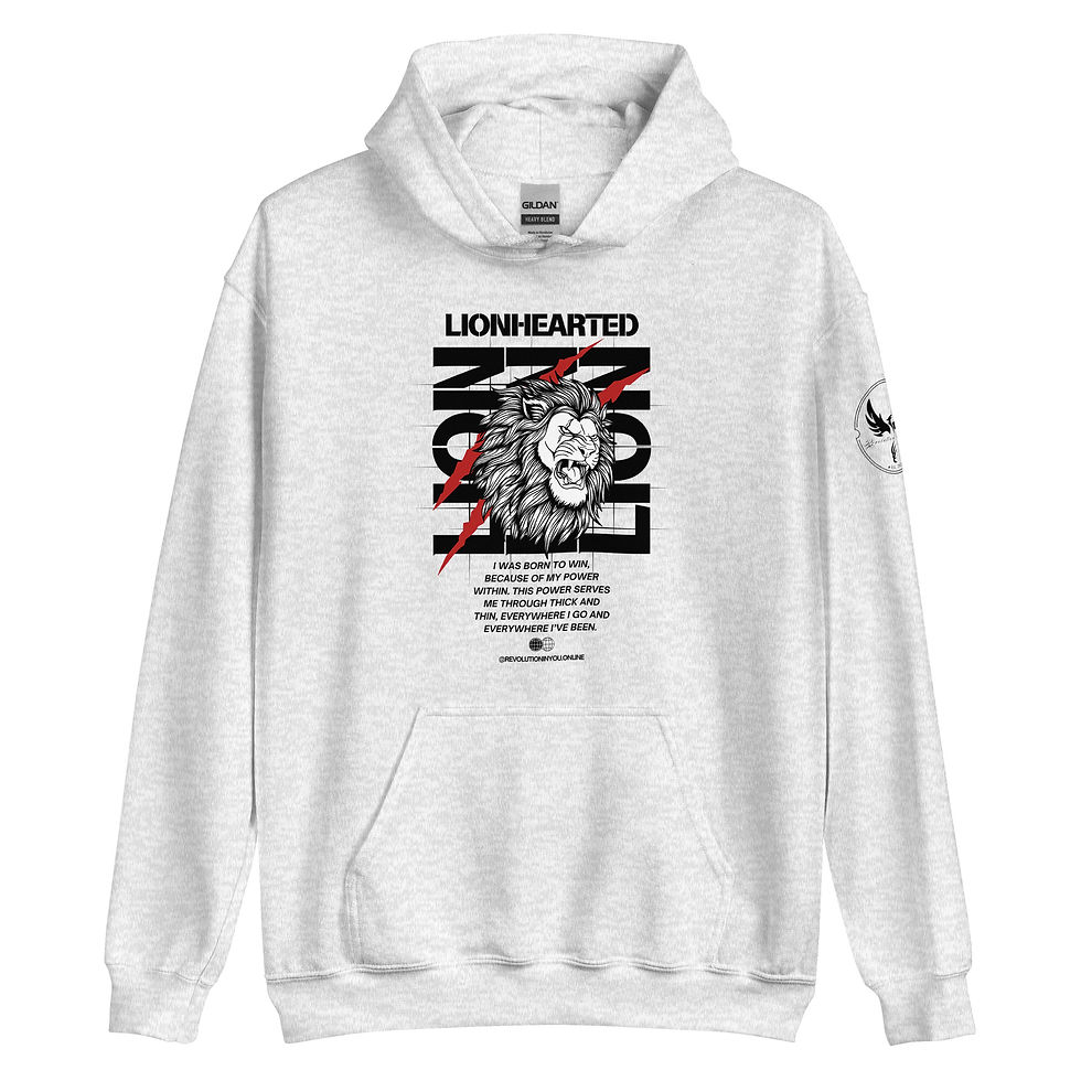 Thumbnail: Lionhearted, Loose Fit (Black Print)
