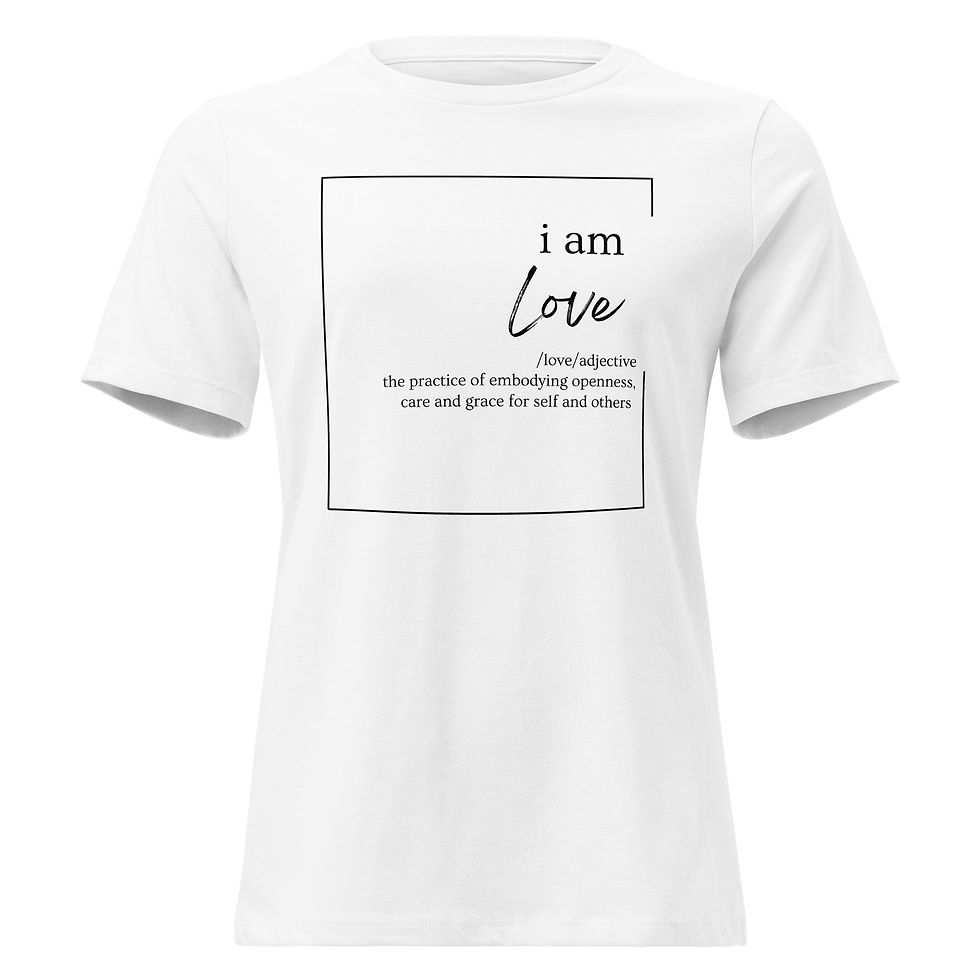 Thumbnail: “I Am Love” (Black Print)