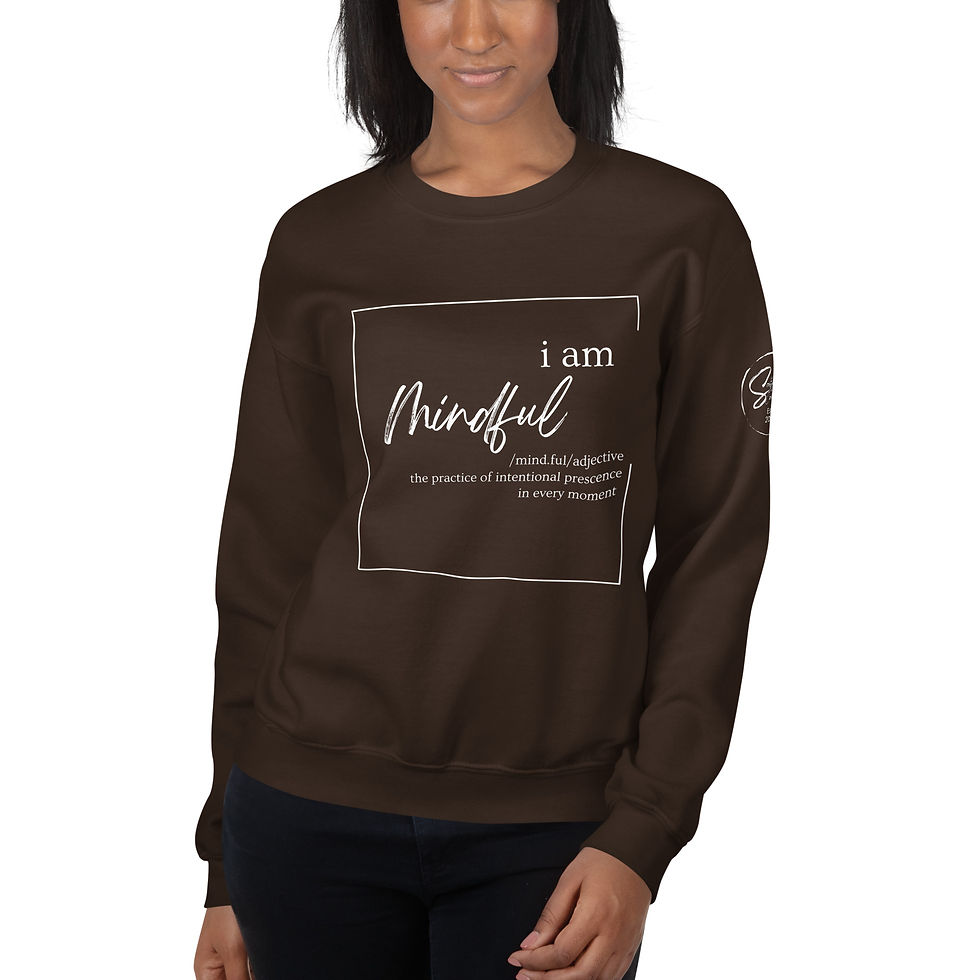 Thumbnail: "I Am Mindful" (White Print)
