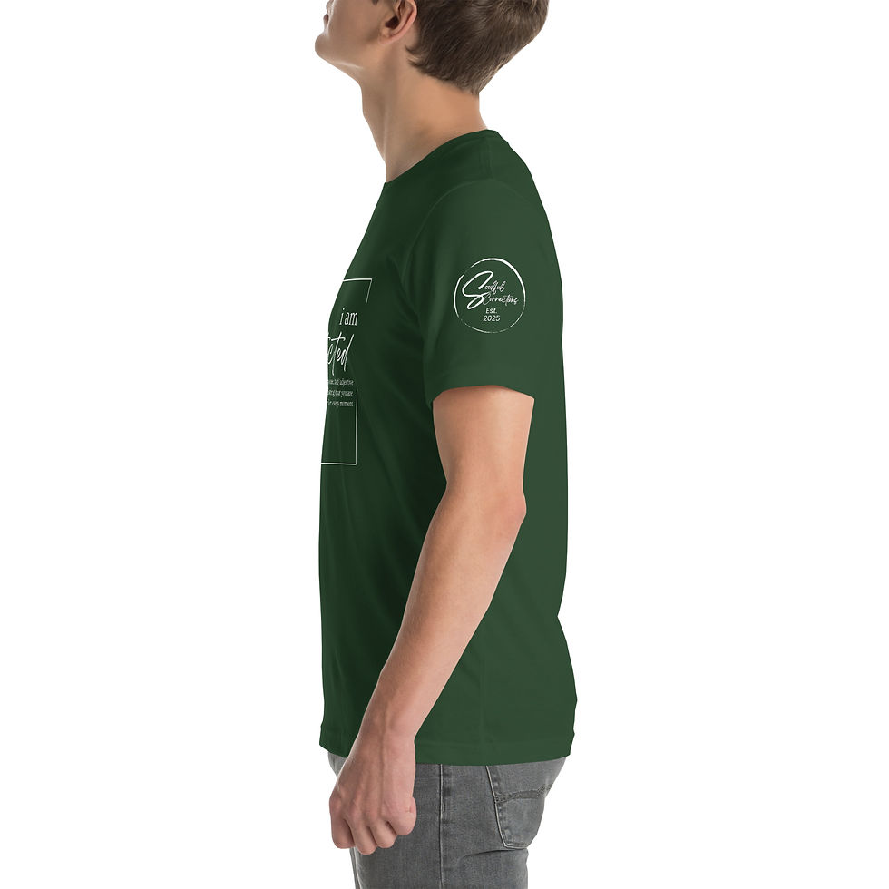 Thumbnail: "I Am Protected" (White Print)