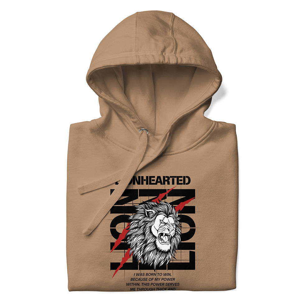 Thumbnail: Lionhearted, Slim Fit (Black Print)