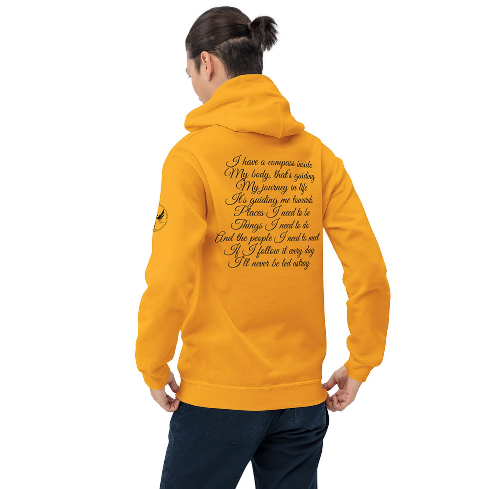 Thumbnail: "Guided From Within" Loose Fit (Black Print)