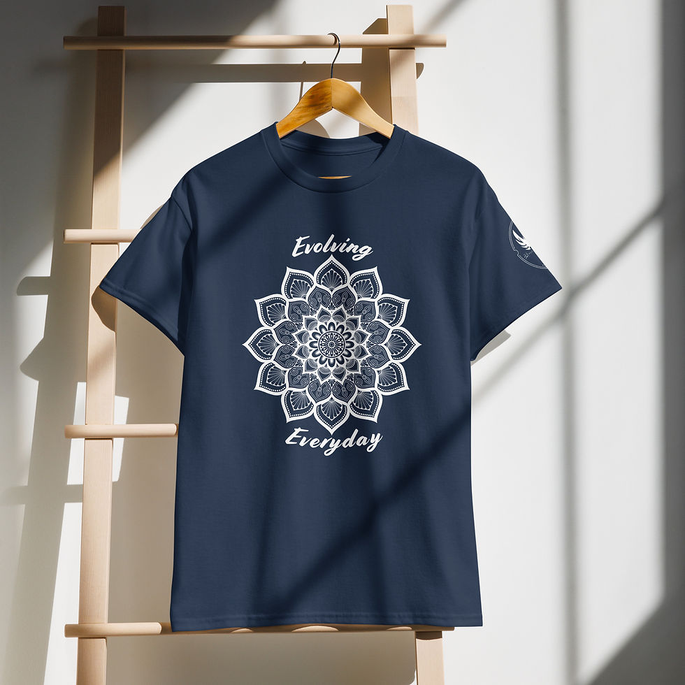 Thumbnail: "Evolving Everyday" DryBlend® T-Shirt (White Print)