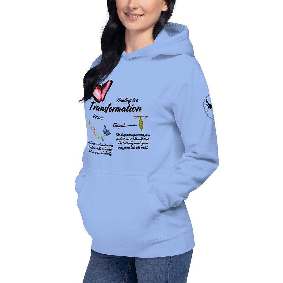 Thumbnail: "Healing is a Transformation Process", Slim Fit (Black Print)