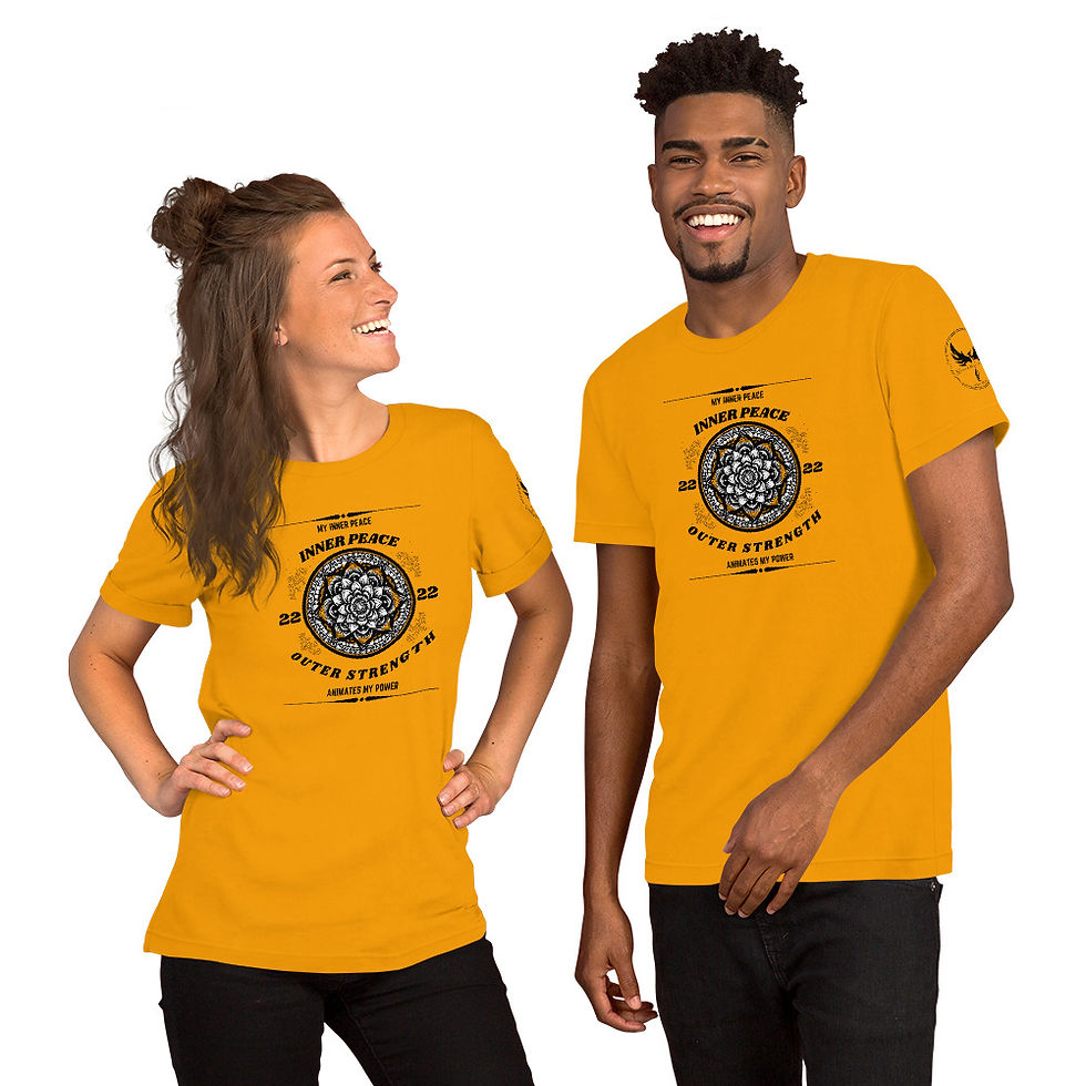 Thumbnail: "Inner Peace, Outer Strength" (Black Print)
