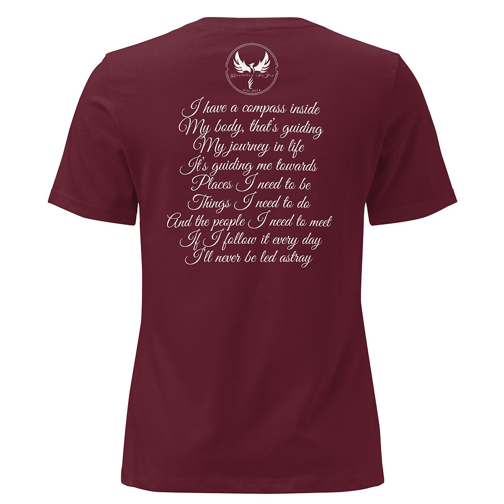 Thumbnail: "Guided From Within" (White Print)