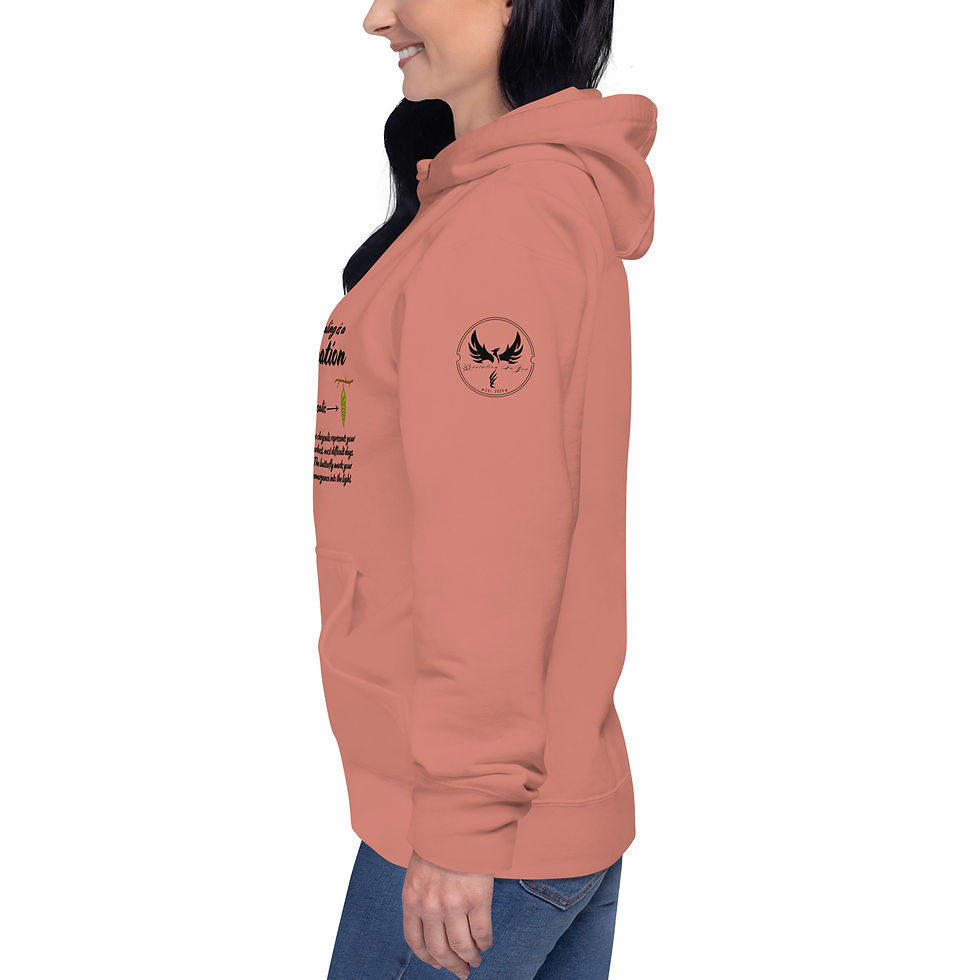 Thumbnail: "Healing is a Transformation Process", Slim Fit (Black Print)
