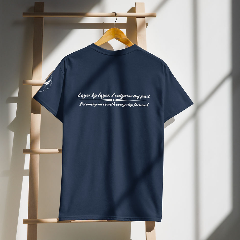 Thumbnail: "Evolving Everyday" DryBlend® T-Shirt (White Print)
