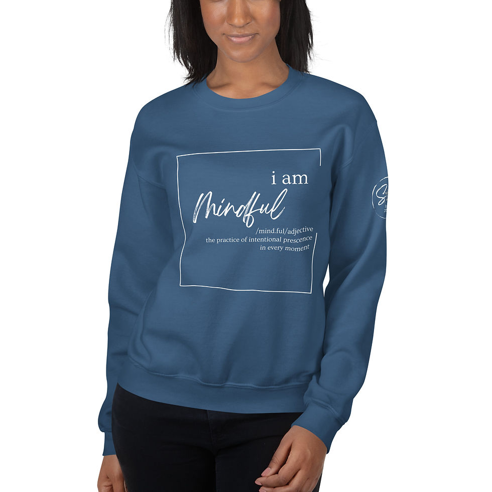 Thumbnail: "I Am Mindful" (White Print)